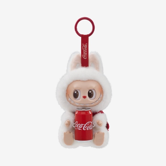 AUTHENTIC Pop Mart LABUBU COCA COLA Series Vinyl Face Plush - HAPPY FACTOR - Picture 4 of 6